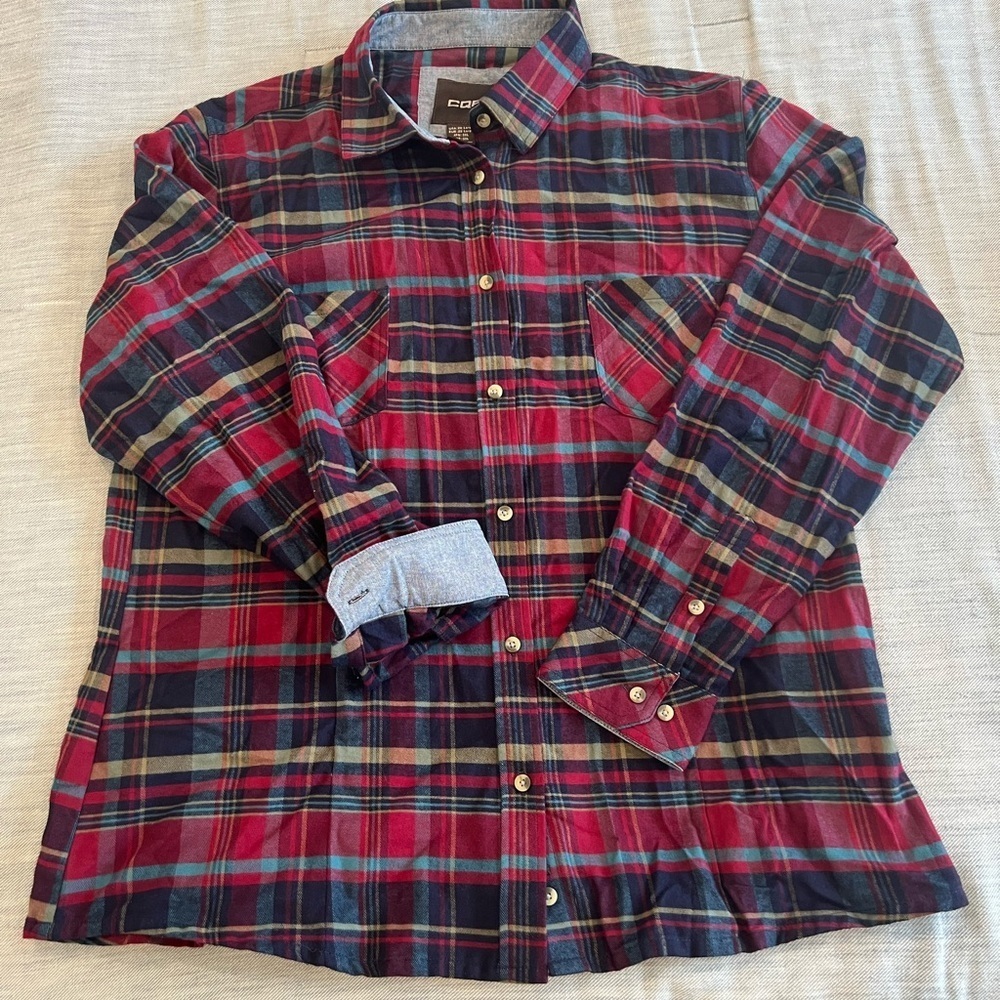 CQR Flannel Plaid Women’s‎ 2XL Button Down